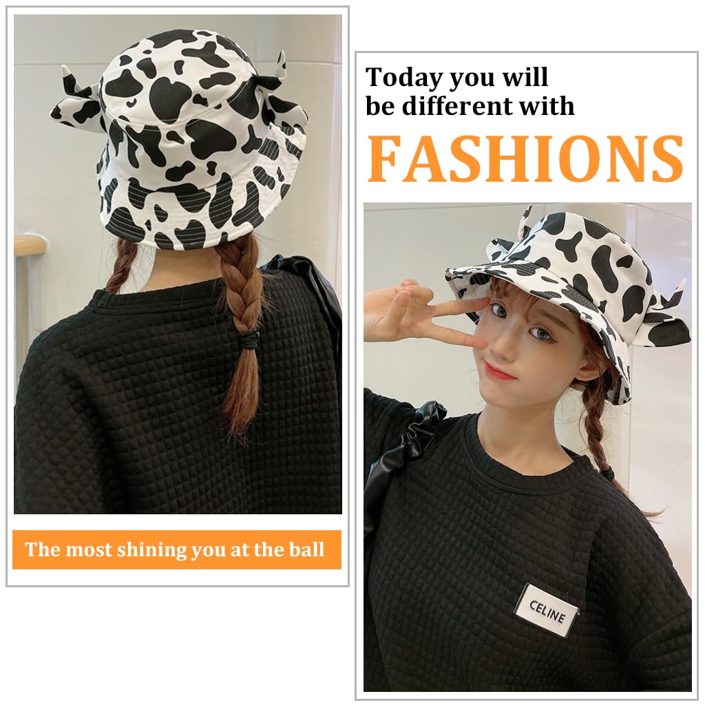 PALAY Women Sun Hat Bucket Hat Cute Cow Print Beach Hat Summer Hat for Women Adjustable Sun Hat for Women Girls Hat PALAY Women Sun Hat Bucket Hat Cute Cow Print Beach Hat Summer Hat for Women Adjustable Sun Hat for Women Girls Hat